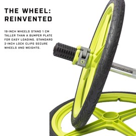 AXLE Olympic Barbell | with Optional Weighted Olympic Plate Loading | Fully Collapsible Home Gym Equipment