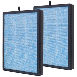 Lhari 2-Pack AP1002 Replacement Filter AP1002-RF, Compatible with AIRTOK AP1002 Air Purifier and Airthereal Pure Morning APH230C Air Purifier, H13 True HEPA