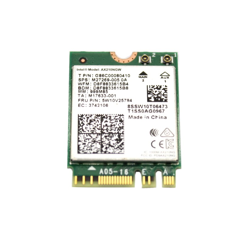 DIGISHUO WiFi 6E Card AX210 Bluetooth 5.2 Tri-Band 5400Mbps Wireless