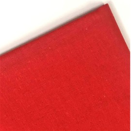 Premium Plain RED Cotton Fabric - 100% Pure Cotton Material for Versatile Use (1 Metre)