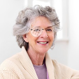 JEYORZY 4 Stück Transparent Augenklappen, Kunststoff-Augenschutz Klare Augenklappe, Bequeme Augenschutz nach Operationen mit Verstellbarem Seil, Atmungsaktiv Augenklappe für Augenchirurgie Abdeckung