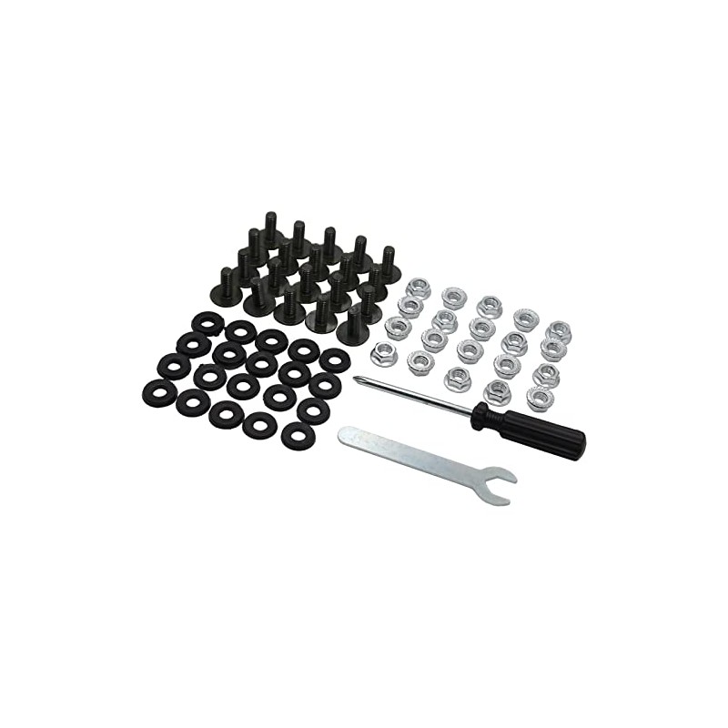20X 6mm Fairing Plastics Guard Bolts Nuts Set 50cc 70cc