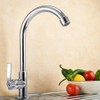 G1/2in Male Thread Zinc Alloy Kitchen Basin Sink Water Faucet
