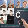 Angetube Webcam with Ring Light, 1080P 60FPS Camera for PC