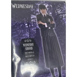 Unbranded Wednesday Addams Adult Small 2-4 Costume Comes With (Dress , Blazer) - New (C28)