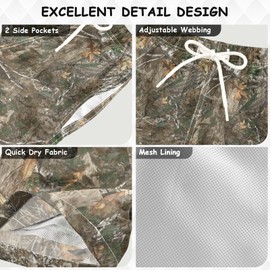 Camouflage Tree Boys Swim Trunks Baby Kids Jungle Forest Swimwear Summer Toddler Beach Board Shorts Bathing Suit 2T