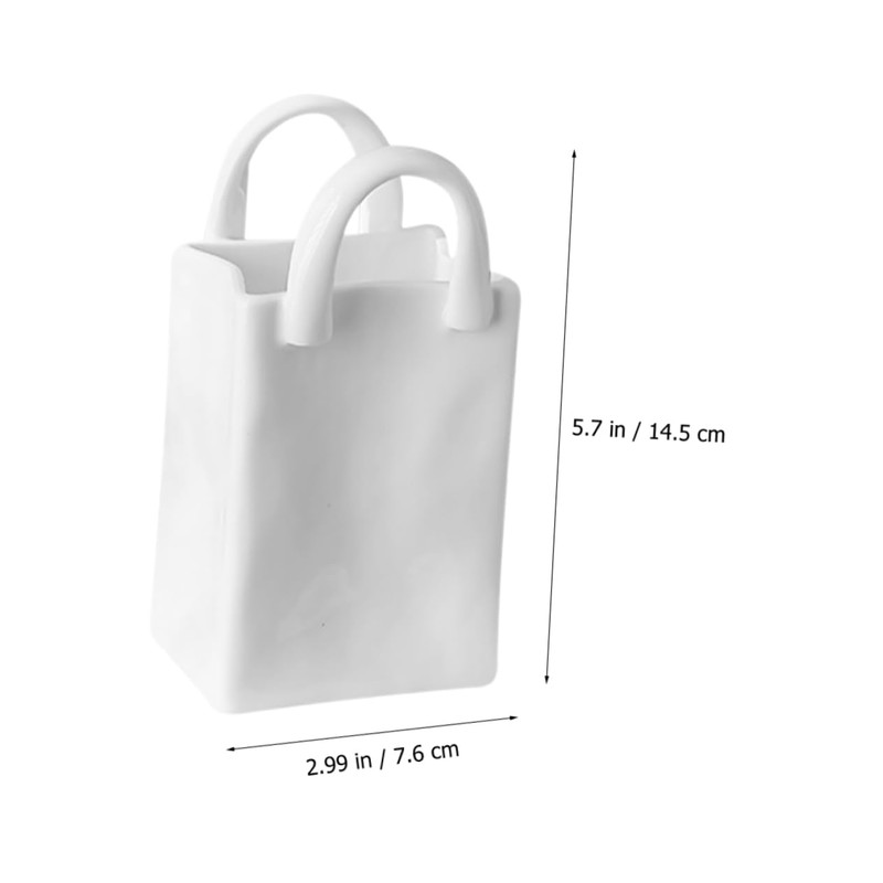 Levemolo Capacity Vase with Handles Versatile Organizer for Flowers Pens