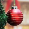 28 Pack Rose Gold Christmas Baubles for Tree Decorations -