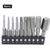 Bestgle 20 Pcs Magnetic Hex Head Allen Wrench Drill Bit