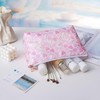 Large Waterproof PVC Beach Pool Makeup Bag with Bow Pattern,