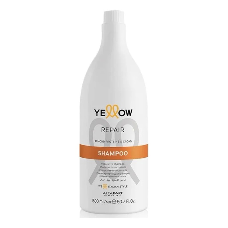 Yellow Shampoo Reestructurante Repair Almendra & Cacao 1.5lt