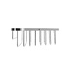 Croydex Stainless Steel Corner Bathroom Basket Shower Caddy, 10 Year