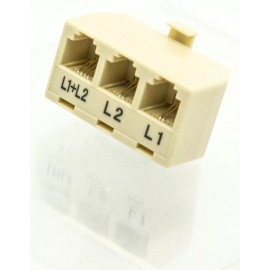 Steren Telephone Modular 2-line Split Adapter (300324) (300-324)