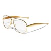 GUVIVI Retro Gold Aviator Sunglasses for Women Men, 2025 Metal