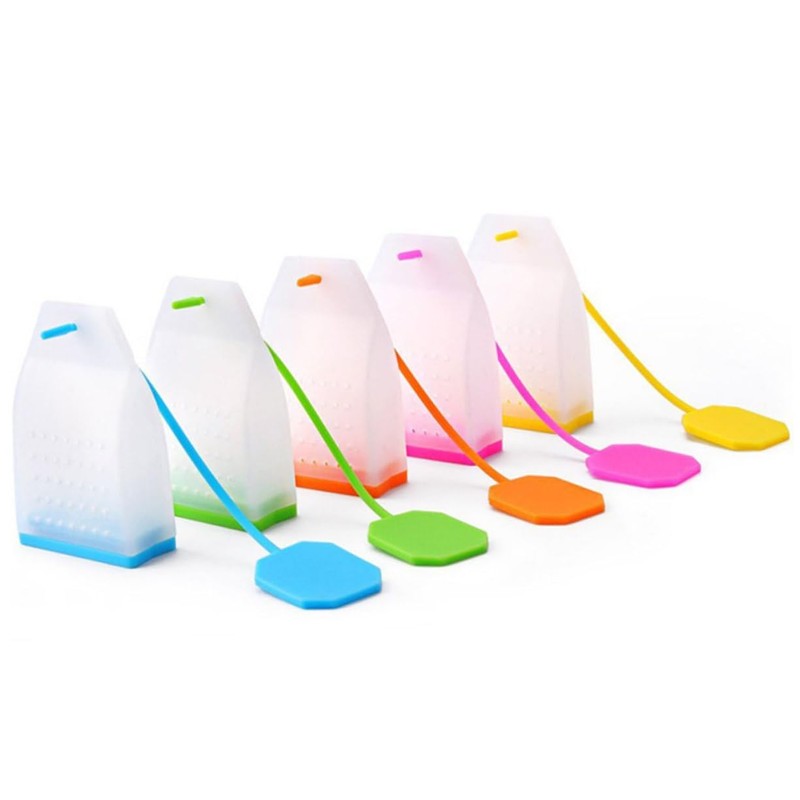 KICHOUSE Wear-Resistant Tea Strainer Bag Reusable Tea Infuser for Loose