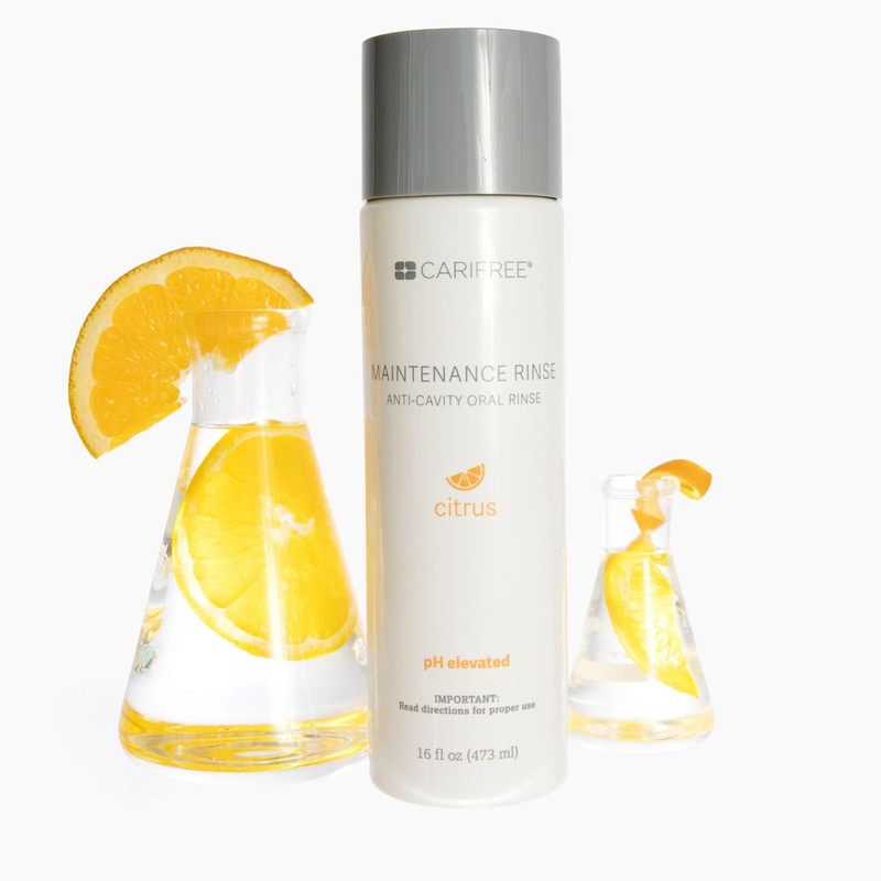 CariFree Maintenance Rinse, Citrus Flavored, Anti-Cavity Fluoride Mouthwash, Dentist Recommended,