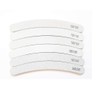 8x Nail Files Zebra Shape BANANA CURVED BOOMERANG Chose Grit