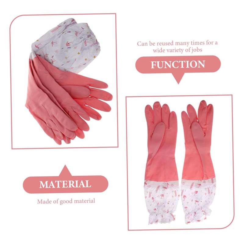 Mobestech PVC Gloves Dishwashing Kitchen Cleaning Laundry Pet Care Household
