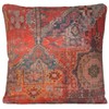 Arcobaleno London Rug Oriental Design Cushion Cover Red Printed Kilim