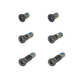 ChenGong - Space Gray Screws 6-Piece 1 Set Bottom Case Screws Pentalobe P5 923-01095 Replacement Compatible with 13" A1708 2016 2017 A2159 2019, A2289 M1 A2338 2020 (Space Gray)