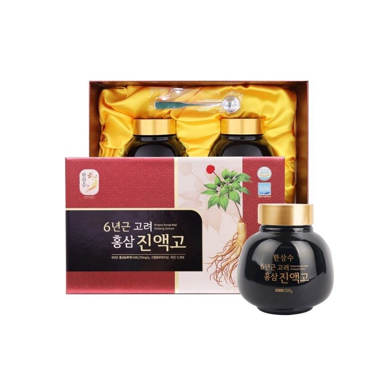 6년근고려 홍 삼 진 액 고 500g x2개 명절선물세트 6-Year-Old