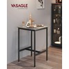 VASAGLE Bar Table, Small Kitchen Dining Table, High Top Pub