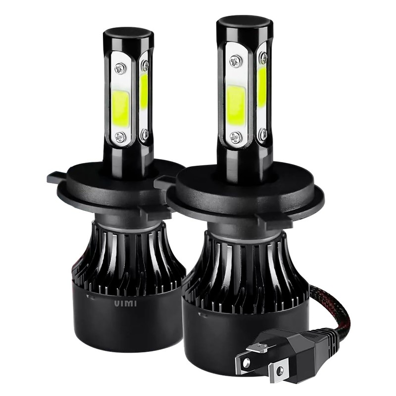 Par De Faros Led Modelo H4 Luz Blanca De 4