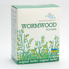 Wormwood Tea, (ARTEMISIA ABSINTHIUM) - 100% Pure & Natural, Wild-Crafted Loose Leaf Herbal Tea - 30g - No Additives - Original Herbs Herbal Tea