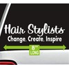 Hairstylist Create Change Inspire Decal Sticker for Car Window