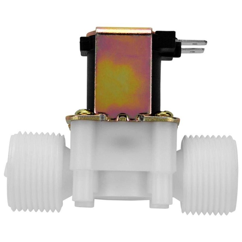 Solenoid Valve G3/4 Thread DC 12V DN20 Plastic Solenoid Valve