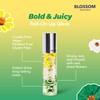 Blossom Roll on Lip Gloss, Scented Clear High Shine Moisturizing