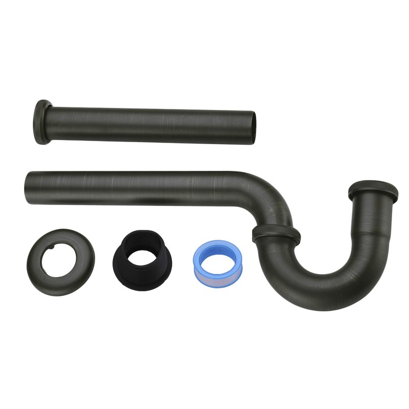 Orhemus Brass P Trap, 1 1/4 Bathroom Basin Sink Waste