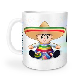 Lero Lero México - Taza Personalizada/Pocillo - Muñecas Lele Mexicana - Tazas Personalizadas con Nombre - Tazas para cafe - Tazas de Ceramica Personalizadas - Tazas de Cafe Personalizadas - 11 Oz.