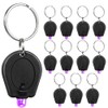 RaySoar 12 Pack Mini UV LED Keychain Flashlight, 395nm UV