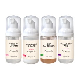 1+1 JHP Centella asiatica Collagen Elasticity Pore Tightening Vita Bubble Ampoule 30ml 4 types / 1+1 JHP 병풀 시카 콜라겐 탄력 모공쫀쫀 비타 버블 앰플 30ml 4종