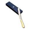 DUE BUOI ICING OFFSET SPATULA - OLIVE WOOD HANDLE. Non-stick