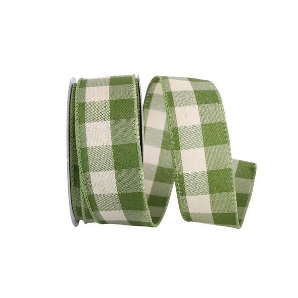 Reliant Ribbon 93228W-043-09F Ribbon, 1-1/2 Inch X 10 Yards, Moss