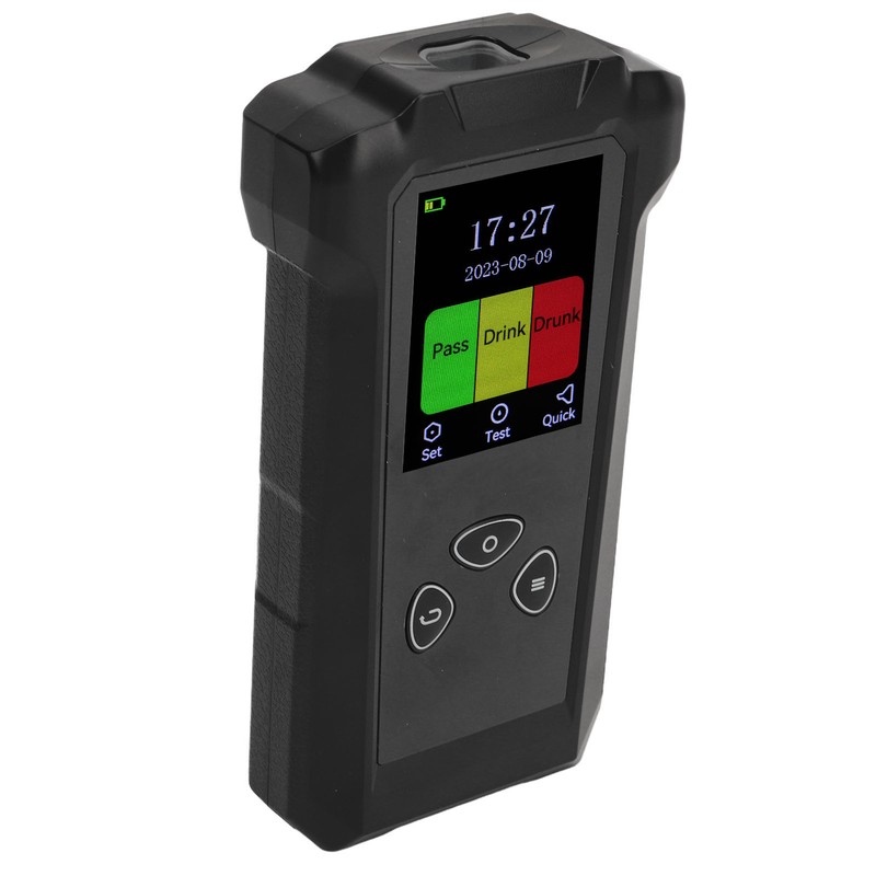 Handheld Drunk Tester Voice Version High Accuracy Blowing Breath Detector