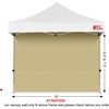 MasterCanopy Instant Gazebo Sidewall Panels Sunwall for 3x3 Pop Up