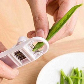 Green Bean Stringer | Vegetable Runner Cutter | Lightweight Bean Cutter | Shredder Bean Slicer Runner Beans Peeler | Kitchen Accessories for Home, Restaurant