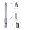 Phillips Cross Screwdriver Bits Set, 8Pcs 1/4 inch Hex Shank