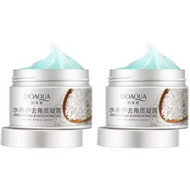 Gel Exfoliante De Arroz Remueve Células Muertas Bioaqua 140gr (2 piezas)
