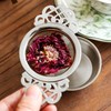 2Pcs Tea Strainer with Bowl, Stainless Steel Loose Tea Strainer,