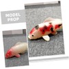 FUNOMOCYA 4 Pcs Artificial Fish Tank Ornaments Decorative Carp Lifelike