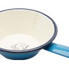 Nordisk Madame Bla Measure Cup 250ml Blau-Weiß - Robuster emaillierter
