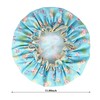 1 Pack Shower Cap for Women, Oil-proof Caps, Double Layers