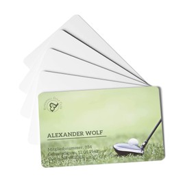 Durable Plastikkarten Duracard Light, bedruckbare Ausweiskarten, 100 Stück, weiß, 891402