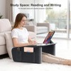 OPTIXCELL Lap Desk with Arm Rest, Ergonomic 17" Laptop Desk