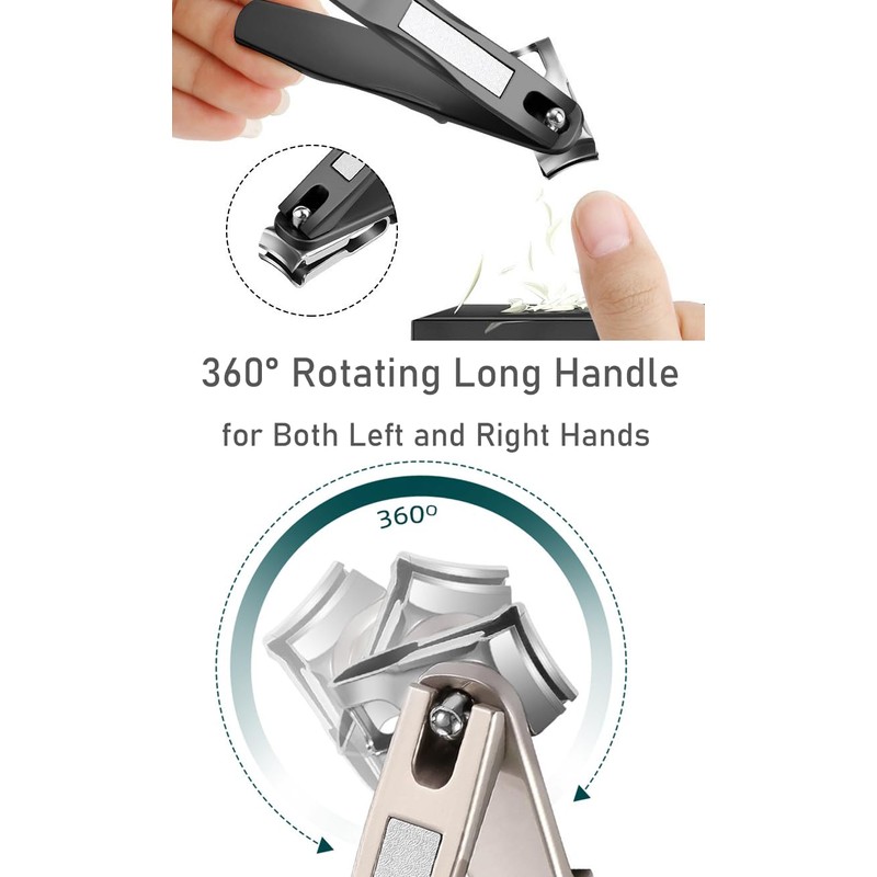 Nail Clippers for Thick Nails, Heavy Duty Toenail Clippers for