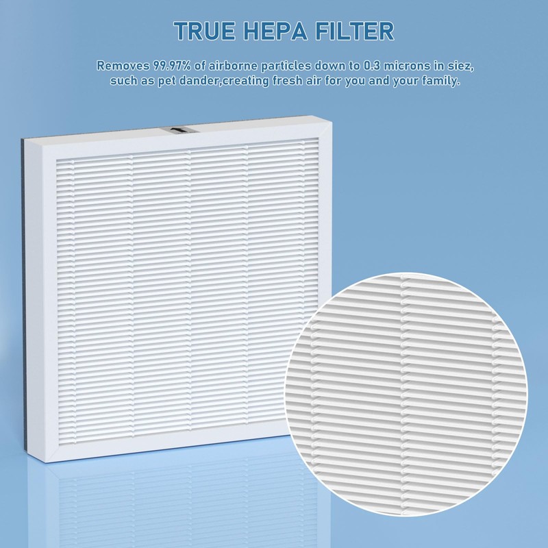 2 Pack AH300 True HEPA Air Filter Replacement Compatible with